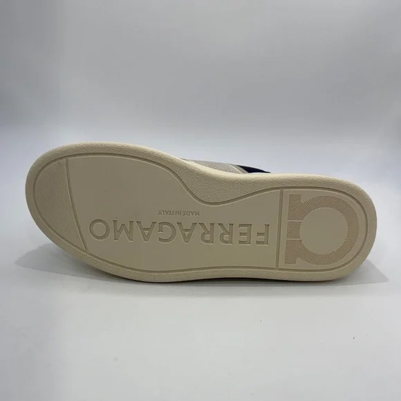 Ferragamo Black and Cream Sneakers - Picture 6 of 6